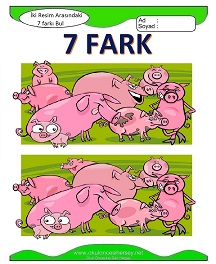 İki Resim Arasındaki Farkı Bul Etkinliği